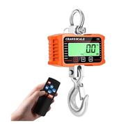 Bilancia digitale da gru, misuratore a gancio portatile con display LCD for carichi pesanti da 2000 kg for uso in magazzino/edilizia per Garage Farm(Black silver)