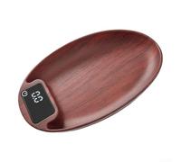 Bilancia digitale del chicco di caffè 0.1g precisione noce (B) | Alto sensore, pesatura in tempo reale, forma della ciotola intagliata, opzioni giallo/rosso, durevole