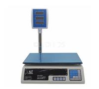 BILANCIA DIGITALE ELETTRONICA 30 KG 5GR DOPPIO DISPLAY LCD DA BANCO CON BRACCIO