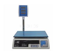 BILANCIA DIGITALE ELETTRONICA 30 KG 5GR DOPPIO DISPLAY LCD DA BANCO CON BRACCIO