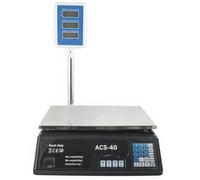 TrAdE shop Traesio Bilancia Digitale Elettronica 40 kg Display LCD ELETTRONICO Fronte Retro PESA