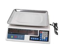 Bilancia digitale elettronica slim max 40kg 6 display retroilluminati tasto TARA