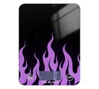 Bilancia digitale fluorescente nera a fiamma fredda viola da cucina per alimenti 5 kg/5 g, display LCD da 5 g, bilancia con 4 unità per la perdita di peso cottura al forno pesa para alimentos