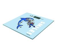 Bilancia Digitale Jata 295K Fino a 150kg Vetro Temperato Display LCD Blu