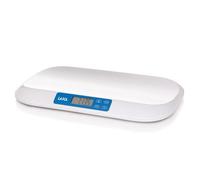 Laica Bilancia Pesa Bambini Elettronica Ps7030, Misura Movimento, Funzione Blocca Peso E Tecnologia Smart, Bianco