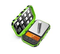 Bilancia digitale Mini bilancia elettronica portatile da 200 g/0,01 g, bilancia tascabile professionale di precisione con pesi di calibrazione da 50 g