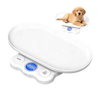 Bilancia digitale per animali domestici, ad alta precisione, per gatti, cani, bilancia per bambini, con display LCD, ricaricabile, mini animali domestici, 15 kg