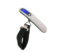 Bilancia digitale per bagagli, Bilancia digitale LCD portatile, bilancia elettronica for valigie e bagagli, da viaggio, cintura con sospensione a mano, 50 kg 10 g,per gioielli da cucina