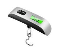 Bilancia digitale per bagagli, Bilancia pesa-bagagli digitale portatile con display LCD, a mano, pesa-valigia da viaggio, elettronico 50 kg/110 libbre,per gioielli da cucina(Hanging Hook)