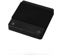 Bilancia digitale per caffè ms-R80 con timer e funzione tara, precisione 0,1 g, bilancia portatile per caffè espresso con batteria da 400 mAh, unità g/ml/lb/oz, per pour-over e barista, nero (nero)