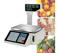 Bilancia Digitale Per Calcolo Dei Prezzi con stampa elettronica delle etichette dei prezzi con stampante termica per etichette, commerciale per negozi di vendita al dettaglio di prodotti ali