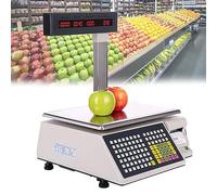Bilancia Digitale Per Calcolo Dei Prezzi digitale, stampante termica elettronica calcolo dei prezzi, display bifacciale commerciale, stampa di etichette dei prezzi, registratore di cassa con