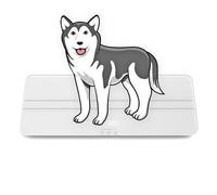 Bilancia digitale per cani Bilancia digitale LCD - Max 99,8 kg | 3 modalità di pesata lbs, kg, st, unità di ricarica USB/funzione tara/attesa 68,9 x 33,3 cm (bianco)