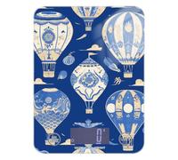 Bilancia digitale per dieta bariatrica a forma di mongolfiera, blu navy, per alimenti, 5 kg/5 g, con 4 unità per arrostire e perdere peso (batterie non incluse)