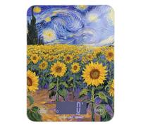 Bilancia digitale per dieta con girasoli, cielo stellato, impermeabile, per alimenti, 5 kg/5 g, con 4 unità per arrostire dieta e perdita di peso (batterie non incluse)