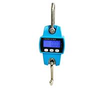 Bilancia digitale per gru, 300kg Mini Bilancia for Gru Portatile LCD Elettronica Digitale for Industriale Pesante Appeso Pesatura Gancio Bilance(Blauw)