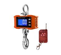 Bilancia digitale per gru, Bilancia digitale sospesa con telecomando 1000 kg/ 2204 libbre portatile for gru for impieghi gravosi industriale retroilluminazione LCD(Oranje)