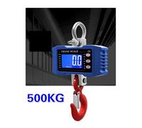 Bilancia digitale per gru, Bilancia digitale wireless a 3 colori con gancio da 1000 kg, gru industriale, bilancia for pesi pesanti, appesa, bascula, grammo, stadera(Blue 500KG)