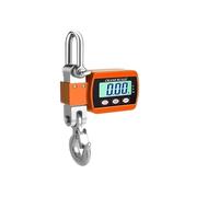 Bilancia digitale per gru, Mini bilancia digitale industriale portatile da 1100 libbre/500 kg con gancio, pesatura elettronica for la pesca all'aperto,Fattoria, Pesca, Pesce,(Orange)