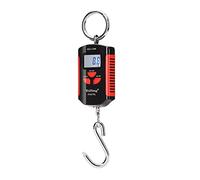 Bilancia digitale per gru, Mini bilancia portatile for gru a sospensione Bilancia digitale for carichi pesanti 200 kg/100 g a gancio industriale elettronica(Rot)