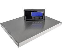 Bilancia digitale per pacchi fino a 100 kg display connessione radio wireless bilancia a piattaforma bilancia per lettere con piattaforma grande 38x30 cm LCD illuminato esterno
