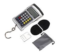 Bilancia digitale pesabagagli 50 kg con display LCD retroilluminato - Multifunzione 7 in 1, peso bagaglio a mano valigia viaggio aeroporto, portatile e precisa