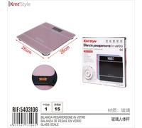 Bilancia Digitale Pesapersona in Vetro Ulltrasottile Misura Kg Lb Temperatura