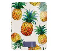 Bilancia digitale portatile per alimenti con ananas e pittura a inchiostro cinese, display LCD, 5 kg/5 g, piccola bilancia digitale con 4 unità per arrostire, cucinare e dieta (batterie non incluse)