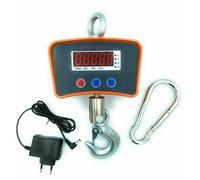 Bilancia digitale professionale da gru con gancio acciaio 1000kg industriale