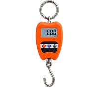 Bilancia Digitale Sospesa 200 kg, Dinamometro Elettronico Portatile con Gancio e Anello, Display LCD, Mini Crane Scale per Pesatura Bagagli, Caccia, Pesca e Uso Professionale