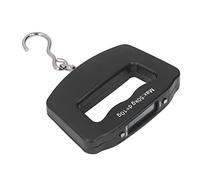 Bilancia Digitale Sospesa 50 Kg, Display LCD, Design Integrato, Leggera, Impugnatura Ergonomica, Materiale ABS, Adatta per la Spesa di Bagagli, Pesca Domestica, Bilancia