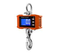 Bilancia digitale sospesa for gru a gancio for gru industriale da 1000 kg retroilluminazione LCD bilance strumenti di analisi, Pesatura precisa(Oranje)