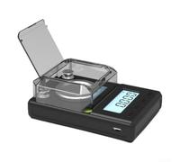 Bilancia digitale tascabile 100 g 0,001 g precisione acciaio inossidabile (nero)