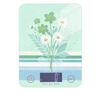 Bilancia display LCD per alimenti 5 kg/5,10 g Menta Bianco Margherita Opera d'arte