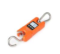 Bilancia elettrica Mini Digitale for Gru a Gancio for Appendere la for Fattoria Domestica in Acciaio Inox for Pesca del Bestiame per edilizia, fabbrica(Orange)
