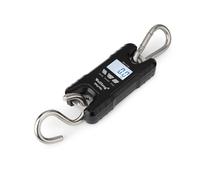 Bilancia elettrica Mini Digitale for Gru a Gancio for Appendere la for Fattoria Domestica in Acciaio Inox for Pesca del Bestiame(Black)