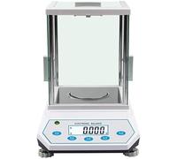 Bilancia elettronica analitica digitale da laboratorio ad alta precisione Pesatura industriale e conteggio di gioielli scientifici in oro con parabrezza(100g*0.001g)