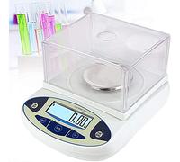 Bilancia Elettronica, Bilancia di precisione 0,01 g, Bilancia analitica da Laboratorio Digitale, per Laboratorio, Scuola, gioielleria, con Funzione di conteggio
