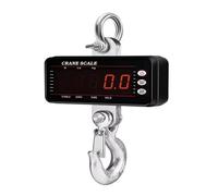 Bilancia elettronica da 0,5 t/1, t, portatile industriale, gancio sospeso, bilancia wireless for gru, telecomando per Garage Farm(1000kg-Black)