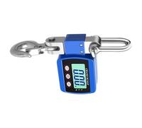 Bilancia elettronica da appendere, capacità 500 kg, con schermo LCD trasparente, retroilluminata, bilancia industriale per pesca agricola
