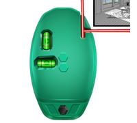 Bilancia elettronica di precisione portatile con luce rossa a 90 gradi | Livella luminosa ad alta precisione per allineamento distanza, ristrutturazione della casa, montaggio di porte e finestre