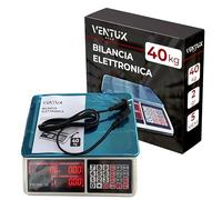 Bilancia Elettronica digitale 40 kg - Bilancia Digitale Professionale con Display LED, 5 Memorie, Funzione Tara e Conteggio - Bilancia da Banco per Negozi, Mercati e Attività Commerciali