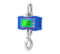 Bilancia elettronica for gru con schermo LCD da 1 pz 1000 kg, bilancia portatile for carichi pesanti con gancio for appendere il peso per Garage Farm(Blue)