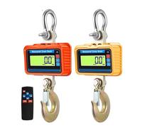 Bilancia elettronica for gru for impieghi gravosi da 1T/2T/3T industriale sospesa 1000 kg/2000 kg/3000 kg a gancio digitale con telecomando(2000kg LED Orange)