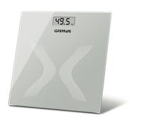 G3 Ferrari Bilancia pesapersone digitale G30053 Onda – Vetro temperato, 100 g/150 kg, grigio