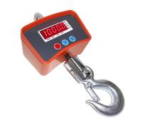 BILANCIA ELETTRONICA INDUSTRIALE 1000 KG DISPLAY LED GANCIO DA GRU ACCIAIO INOX