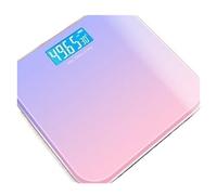 Bilancia Elettronica LCD Intelligente A Colori Sfumati Display Digitale Bilancia Pesapersone In Vetro Equilibrio For La Salute Del Corpo E La Perdita Di Peso Facile Da Usare(Gradient purple)