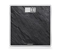 Soehnle Style Sense Compact 300 Bilancia pesapersone, Bilancia digitale display LCD, Bilancia pesa persona digitale piedi antiscivolo, nero Slate