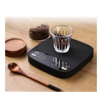 Bilancia elettronica per caffè espresso versato a mano, scala accurata da 2 kg/0,1 g, 4 modalità, temporizzazione manuale/automatica, protezione in silicone, piccola e portatile, per espresso, caffè a