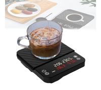 Bilancia elettronica per caffè, mini bilancia da caffè con timer, quattro modalità, display a doppia fila, scala accurata da 2 kg/0,1 g, peeling automatico, display a LED nascosto, per versare